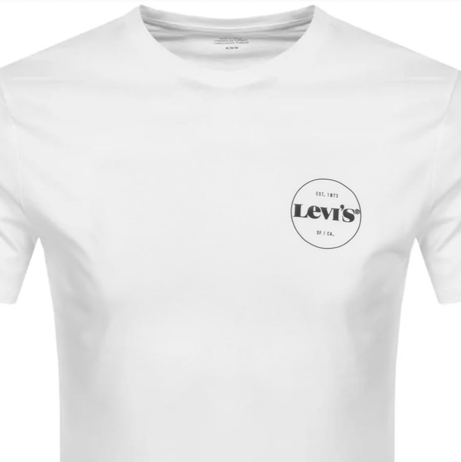 Alternative Image for ProductLevis Original Crew Neck Logo T Shirt White2